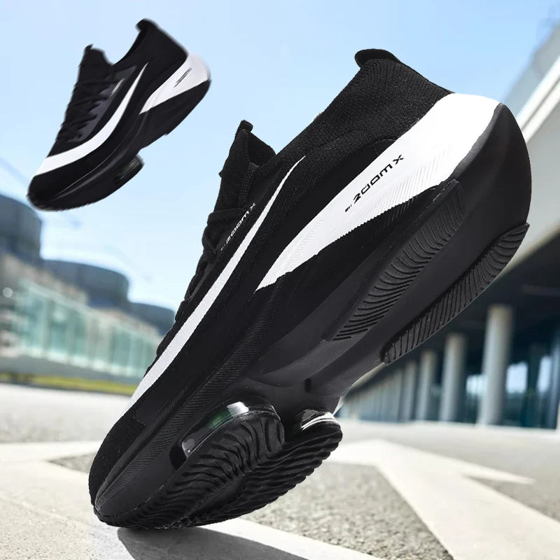 Zapatillas deportivas para correr con cojín de aire para hombre, transpirables, ligeras, cómodas, para entrenamiento atlético, tenis