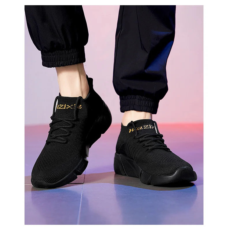 Zapatillas de deporte para hombre, zapatos para mujer, calcetines de tendencia de tenis, zapatos para caminar, mocasines, transpirables, informales, para correr, verano, verde, talla grande 35-47