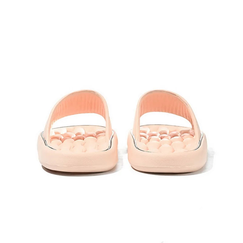 Zapatillas de casa para baño con fugas, zapatilla de ducha de secado rápido, chanclas de playa ligeras y con fugas, toboganes de natación para mujer