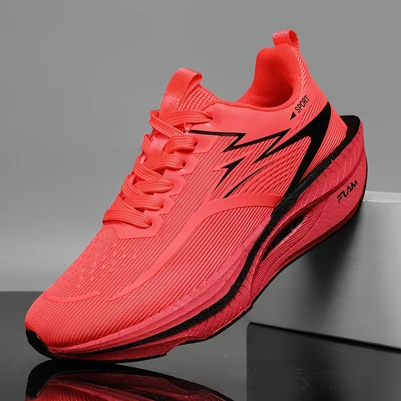 Zapatillas deportivas para hombre, zapatillas informales para maratón, transpirables, ligeras, cómodas, atléticas, antideslizantes, para caminar al aire libre