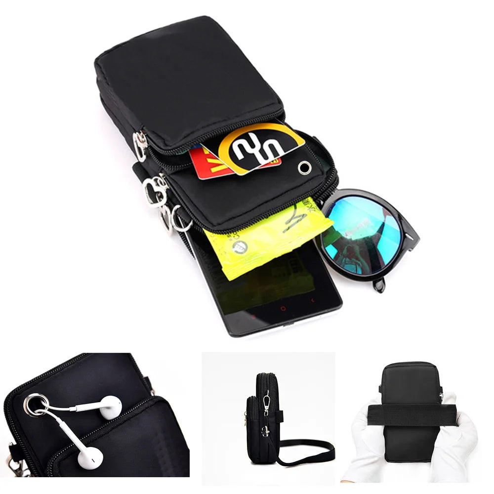 Bolsos cruzados pequeños con gráficos de gato para mujer, Mini bolso para teléfono móvil con animales Harajuku, bandolera para adolescentes, bolsos y bolsos para mujer