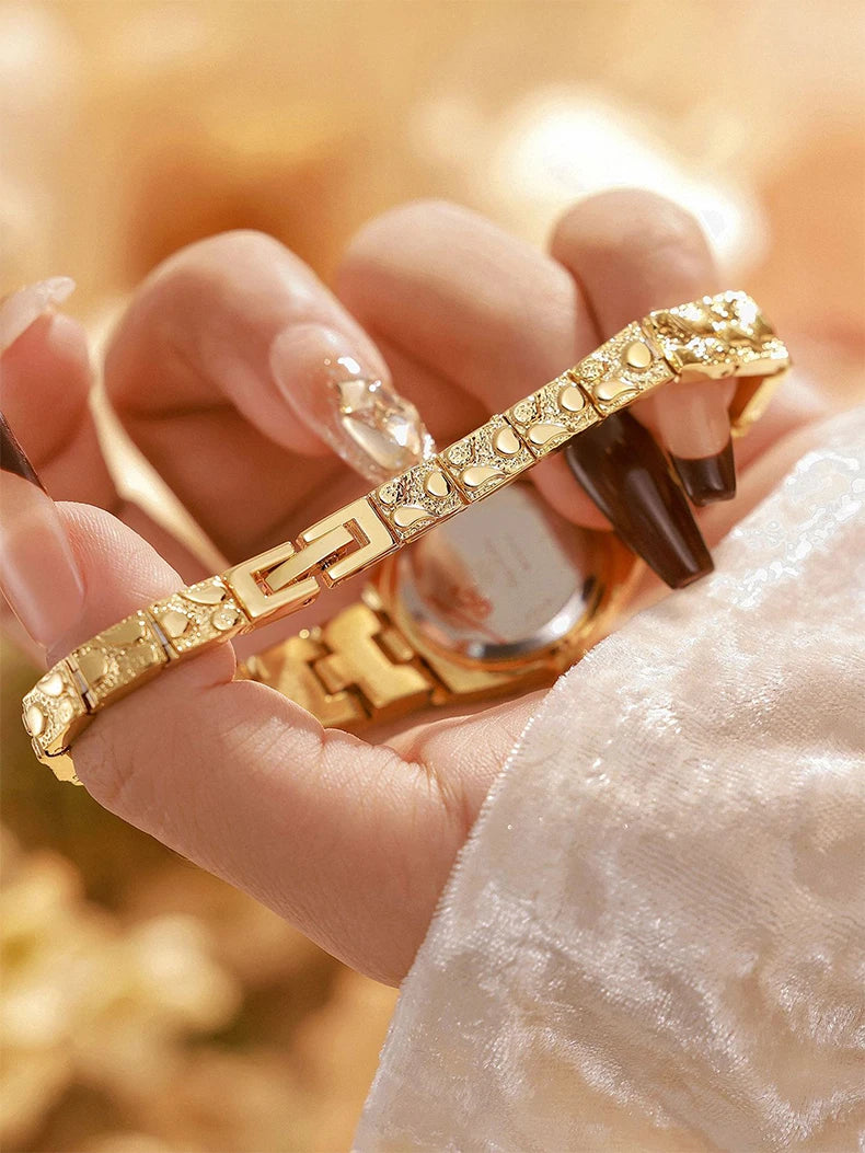 Relojes Bee Sister para mujer, novia, relojes de cuarzo para mujer, nicho de lujo, resistente al agua, reloj de pulsera elegante para mujer