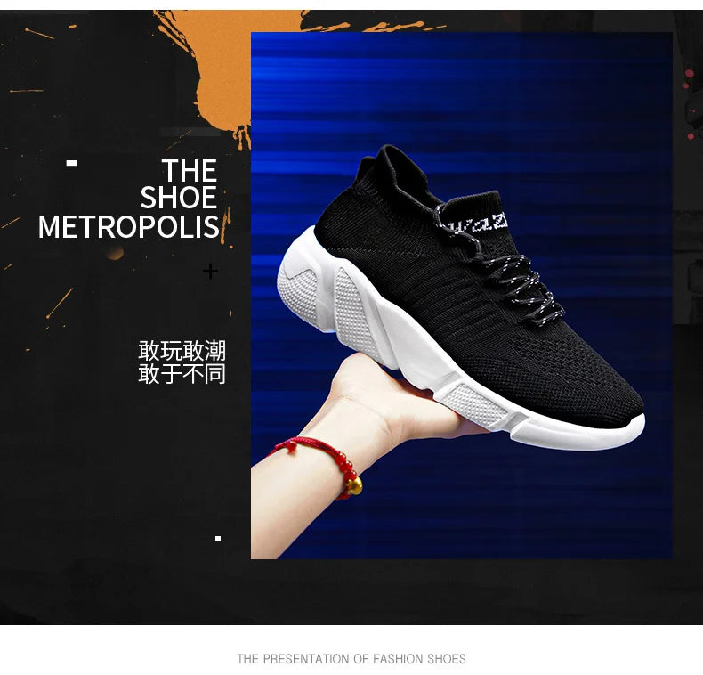 Zapatillas de deporte para hombre, zapatos para mujer, calcetines de tendencia de tenis, zapatos para caminar, mocasines, transpirables, informales, para correr, verano, verde, talla grande 35-47