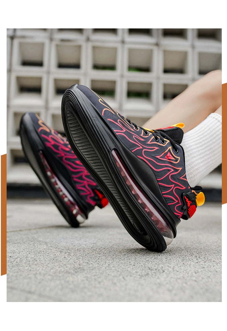 Zapatillas de deporte de lujo para hombre, mocasines informales transpirables para entrenamiento, mocasines de moda para correr, Tenis masculinos