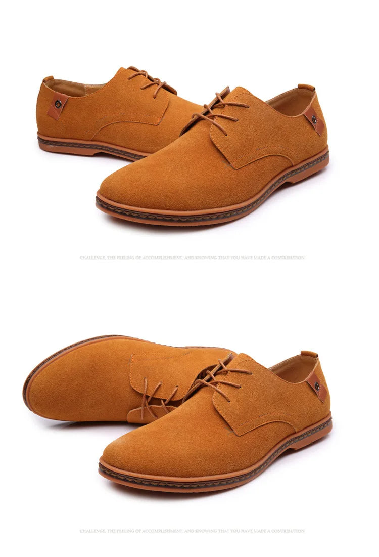 Zapatos de Cuero Nuevos 2026 para Hombre, Zapatos Oxford de Lujo para Hombre, Zapatos Casuales de Negocios de Cuero de Gamuza de Alta Calidad, Zapatos de Hombre