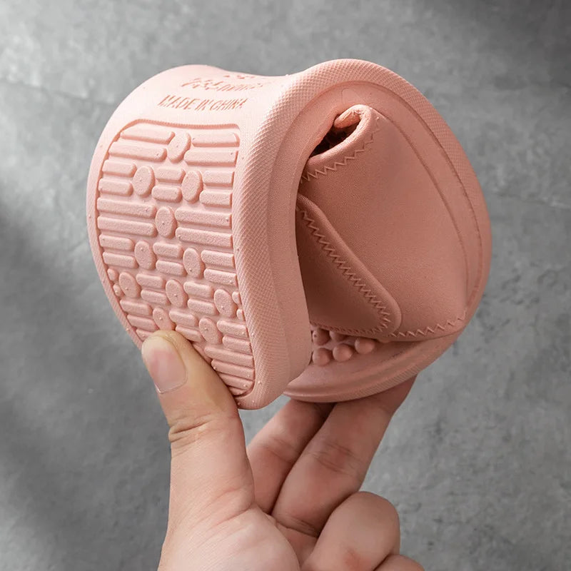 Masajeador de pies, pantuflas para aliviar la tensión, suaves, antideslizantes, zapatos de masaje de acupuntura, herramientas de reflexología para pies, para interiores.