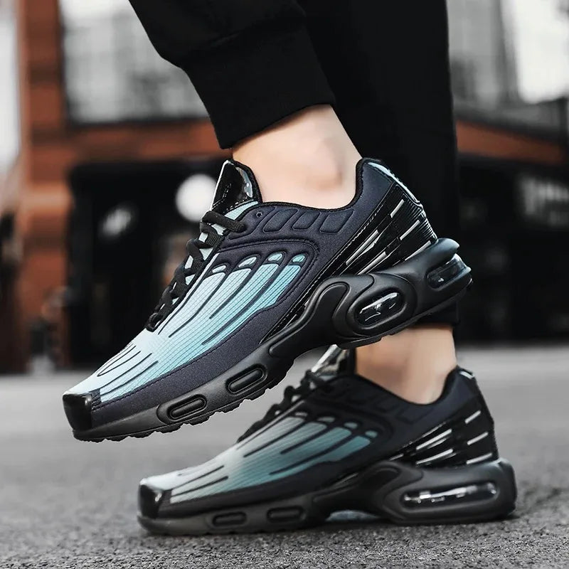Nuevas zapatillas deportivas para hombre, transpirables, con amortiguación, antideslizantes, con resorte y resistentes al desgaste.