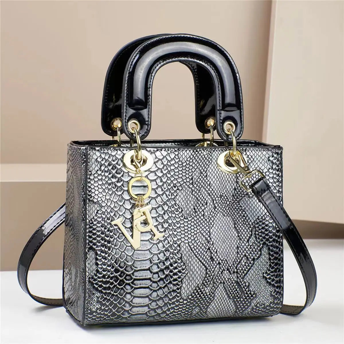 Bolso de hombro para mujer, bolsos de diseñador de lujo para mujer, bandoleras cruzadas de cuero brillante, bolsos con asa superior, bolso de tendencia para mujer