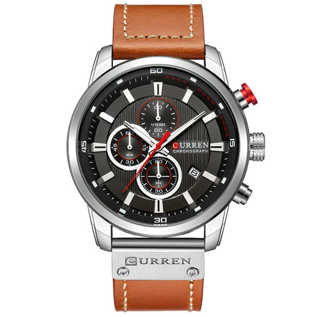 Reloj de Pulsera CURREN 8291 para Hombre, Cronógrafo de Cuarzo, Estilo Casual, Deportivo, Militar, de Moda, para Caballero