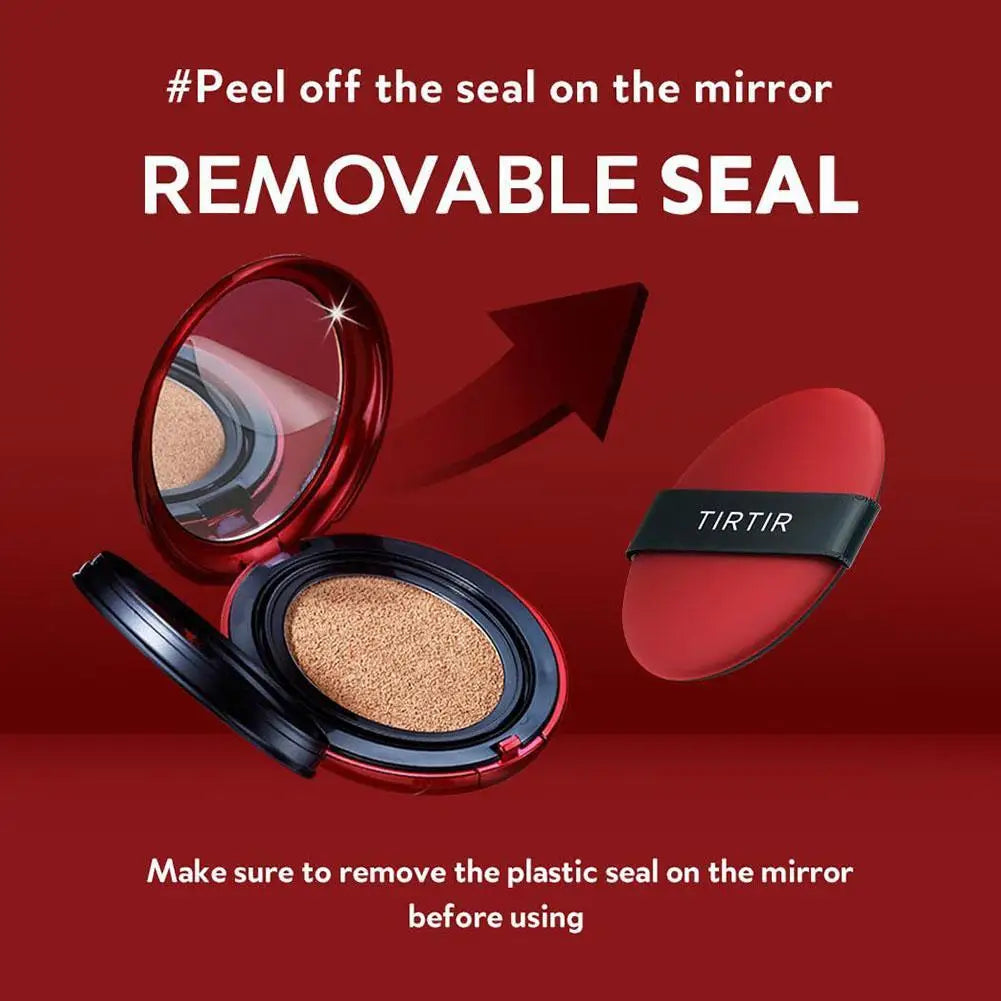 TIRTIR Cushion Foundation SPF50 PA+++ 72h Long Lasting Waterproof High Coverage Foundation Original Korean Makeup