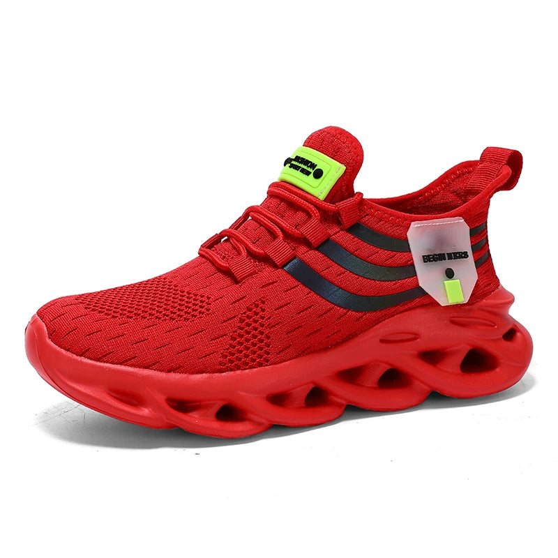 Zapatillas de deporte de malla para hombre, Calzado cómodo y ligero para senderismo al aire libre, transpirable, a la moda, zapatos informales para correr, Tenis