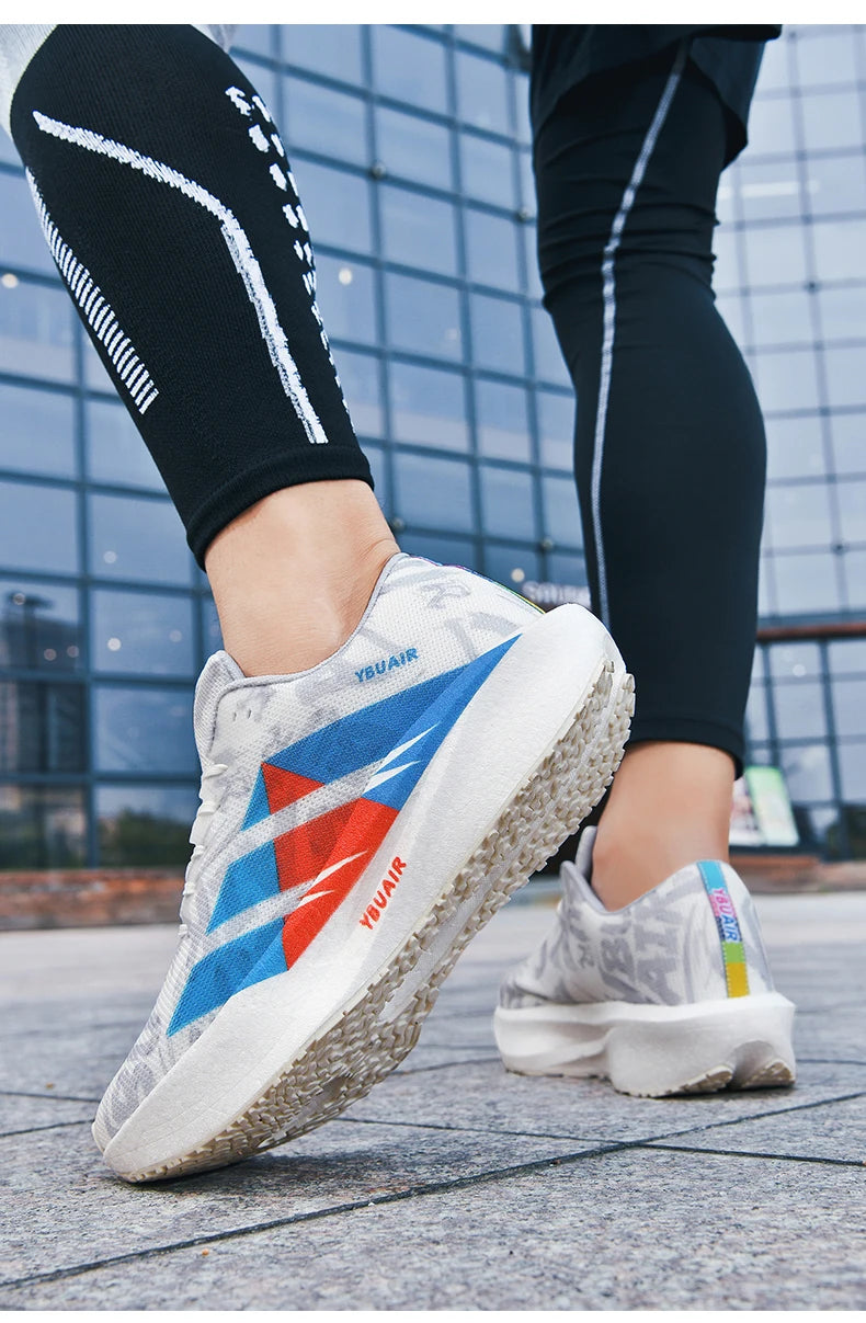 Zapatillas para correr originales para hombre, con placa de carbono, para maratón, deportivas, para golf, ligeras, cómodas, para mujer, atléticas, para carreras al aire libre