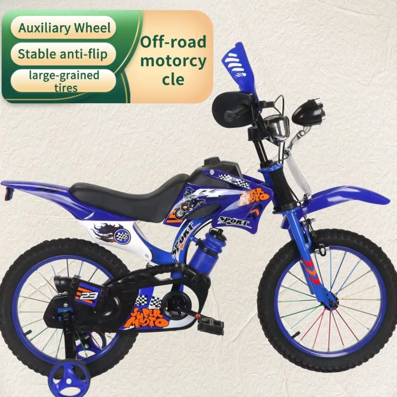 Motocicletas para niños, bicicletas, motocicletas todoterreno para niños y niñas, bicicletas de 12/16 pulgadas