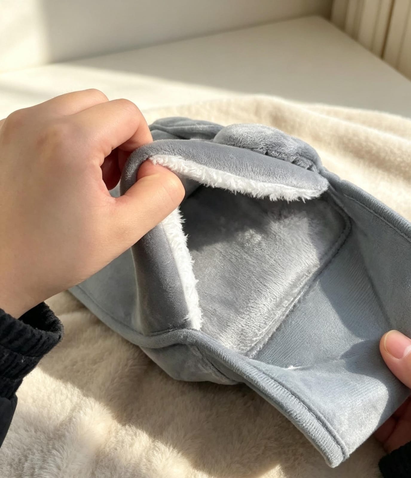 Hot Water Bottle Belt Three-piece Set
